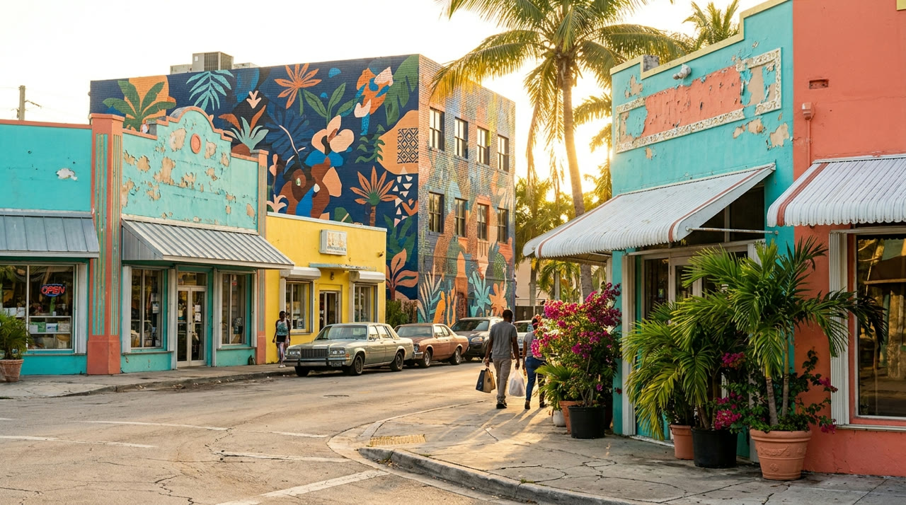 Little Haiti: records, art, and Caribbean flavor
